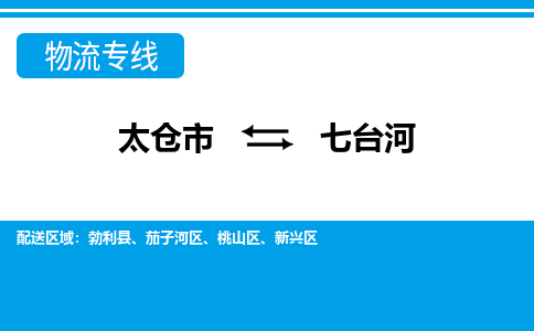 太仓市到七台河物流公司|太仓市到七台河货运专线