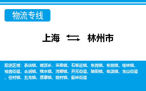 上海到林州市物流公司-专业团队/提供包车运输服务