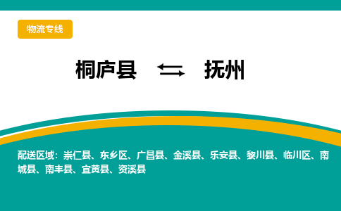 桐庐到抚州物流专线|桐庐县至抚州货运专线